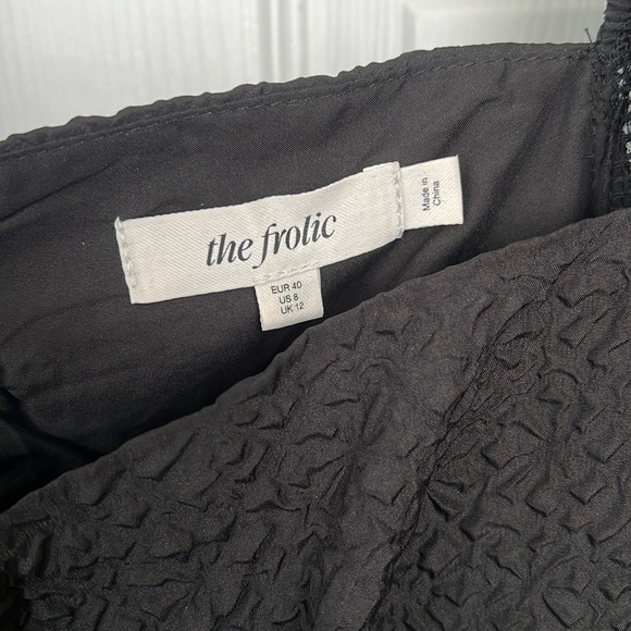 The Frolic Long Black Dress - Picture 5 of 5